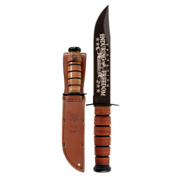 Ka-Bar OEF Afghanistan USN Engraved Knife - Fixed Blade - Kabar Knives